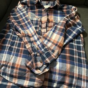 Plaid button up shirt
